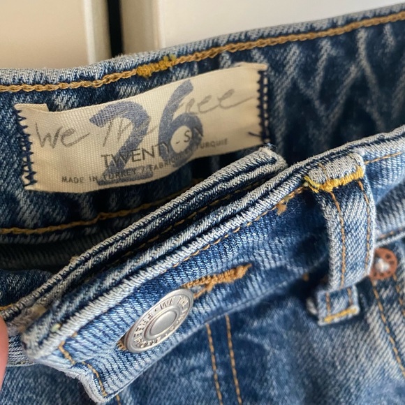 Free People High-Rise Slim Cropped Jeans - Picture 2 of 5